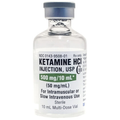 Ketamine HCl 500mg/10mL (50mg/mL) Injection Multiple Dose Vial 10ML